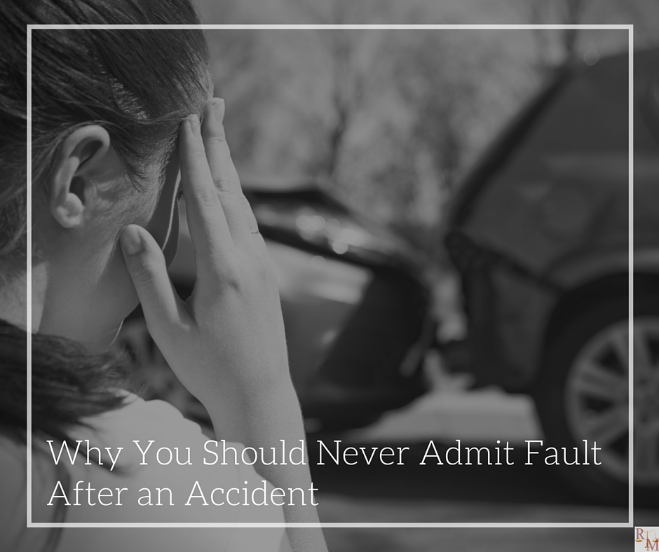 Why You Should Never Admit Fault After an Accident